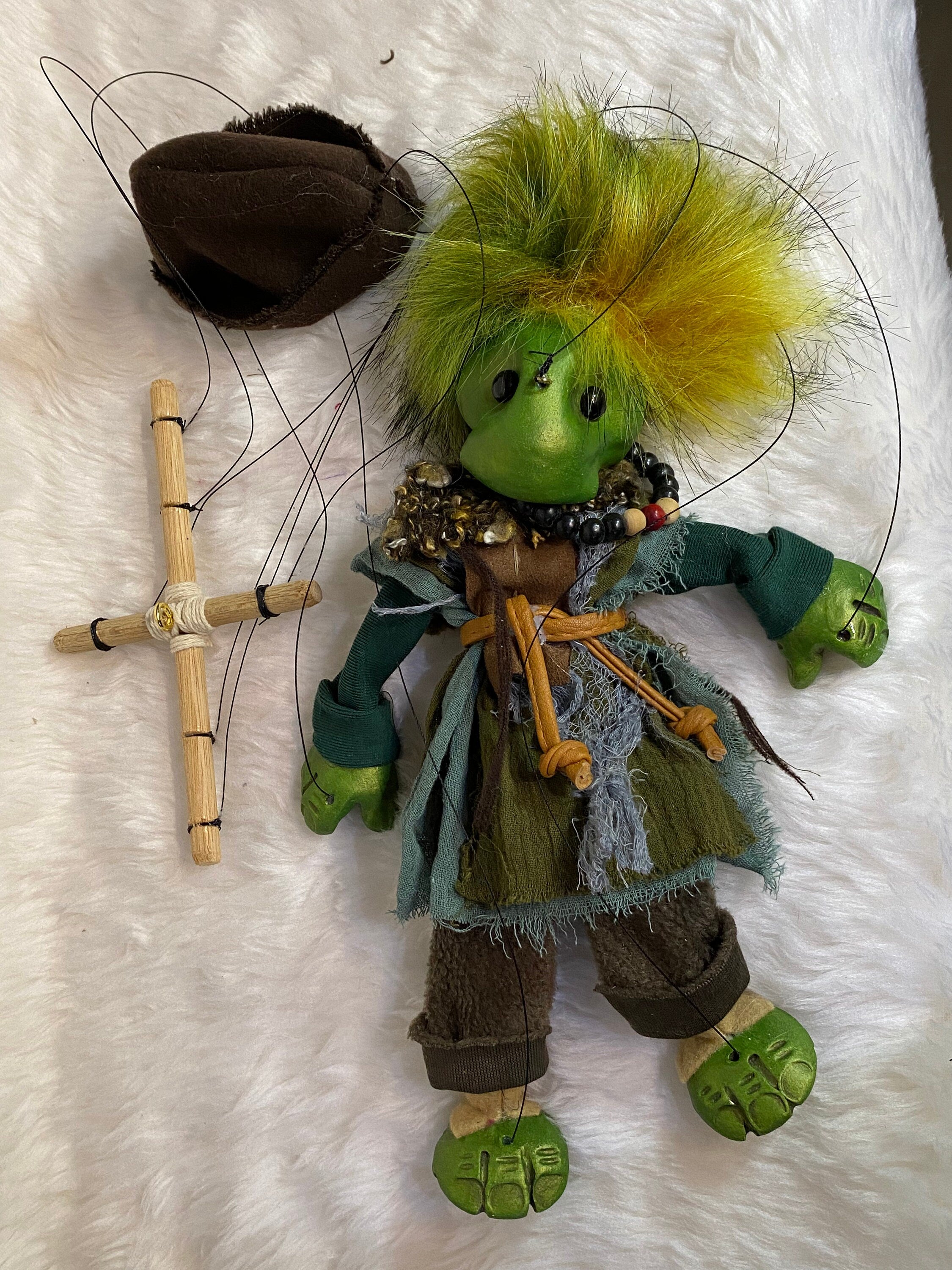 Dankin - a Swampling Oddling marionette