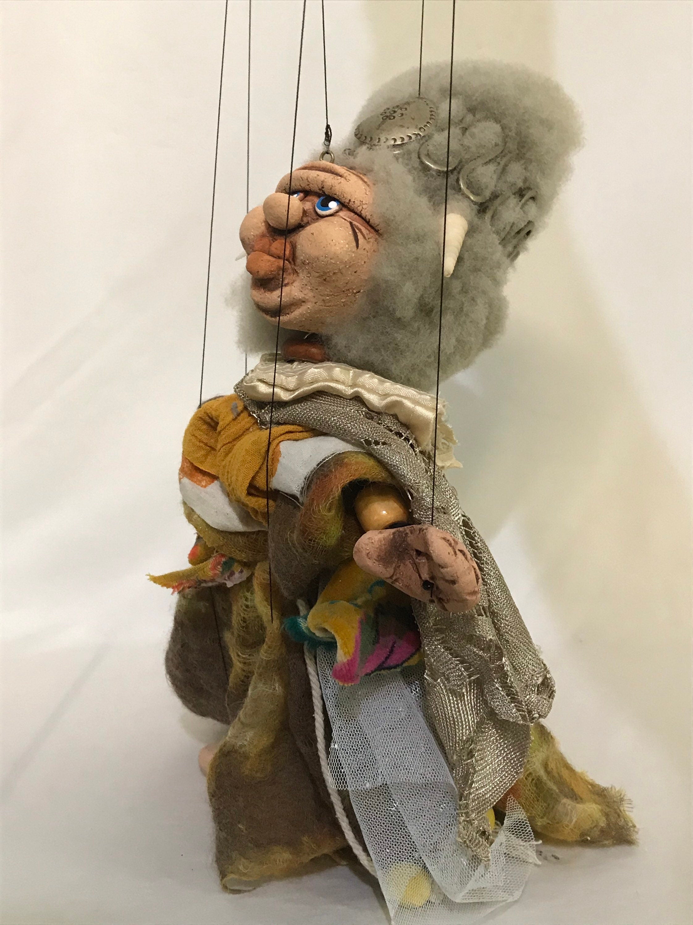 Longh Horne the Ogress Viking God Marionette