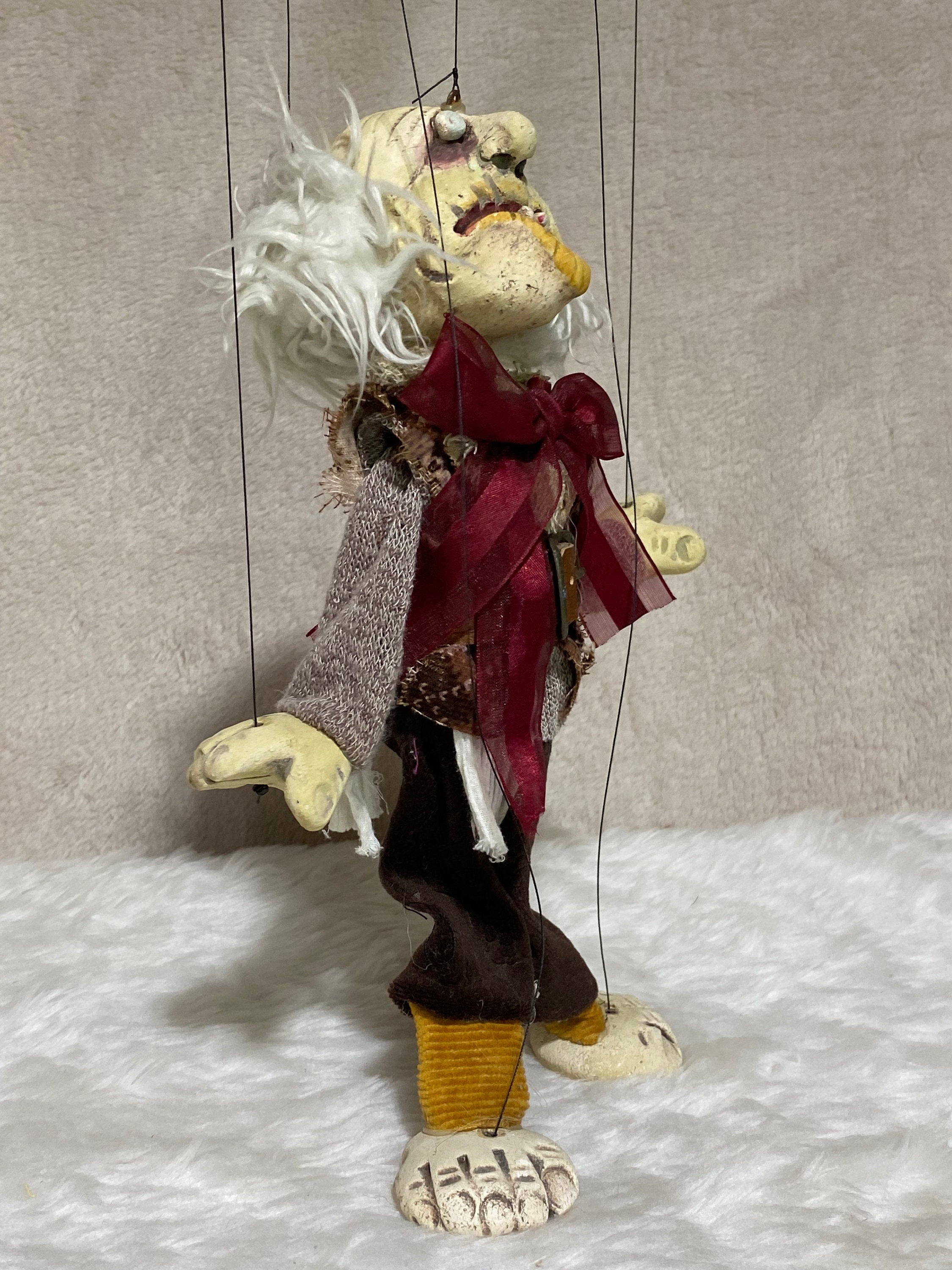 Uncle Ebenezer: Undead Zombie Marionette Puppet