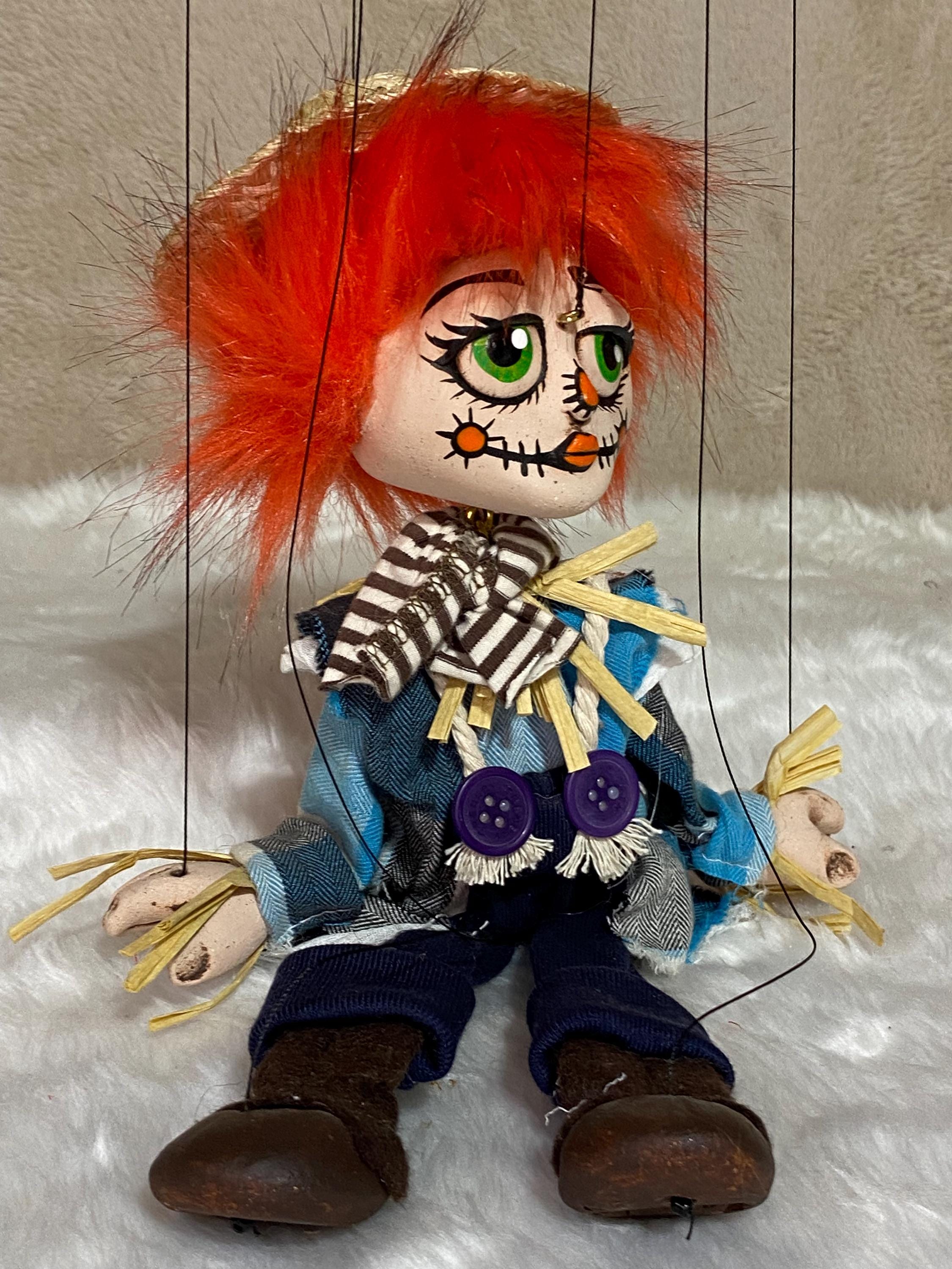 Scarecrow Doll: Cosplay Marionette Puppet