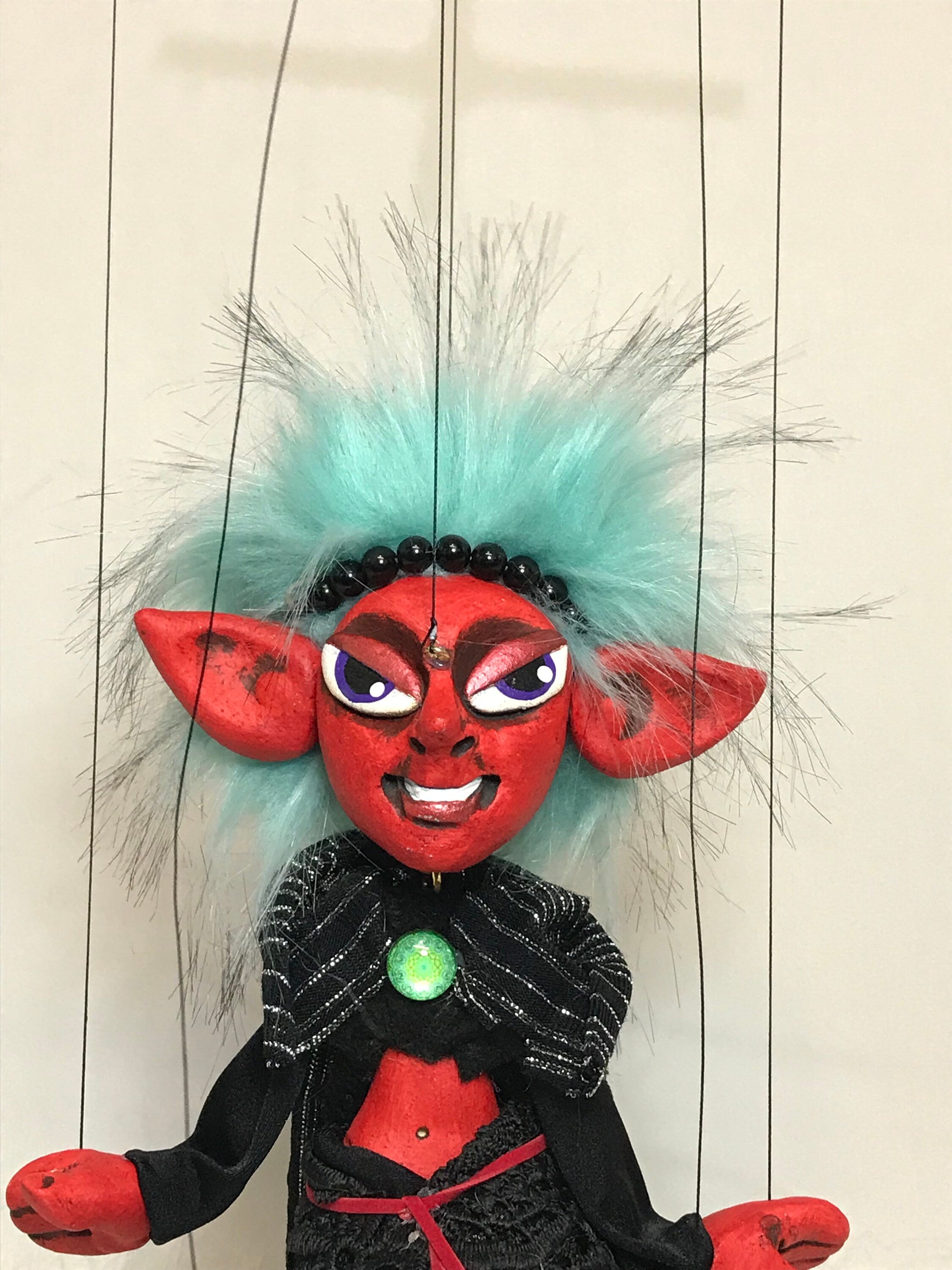 Vetiver: Fiery She-devil Marionette Puppet