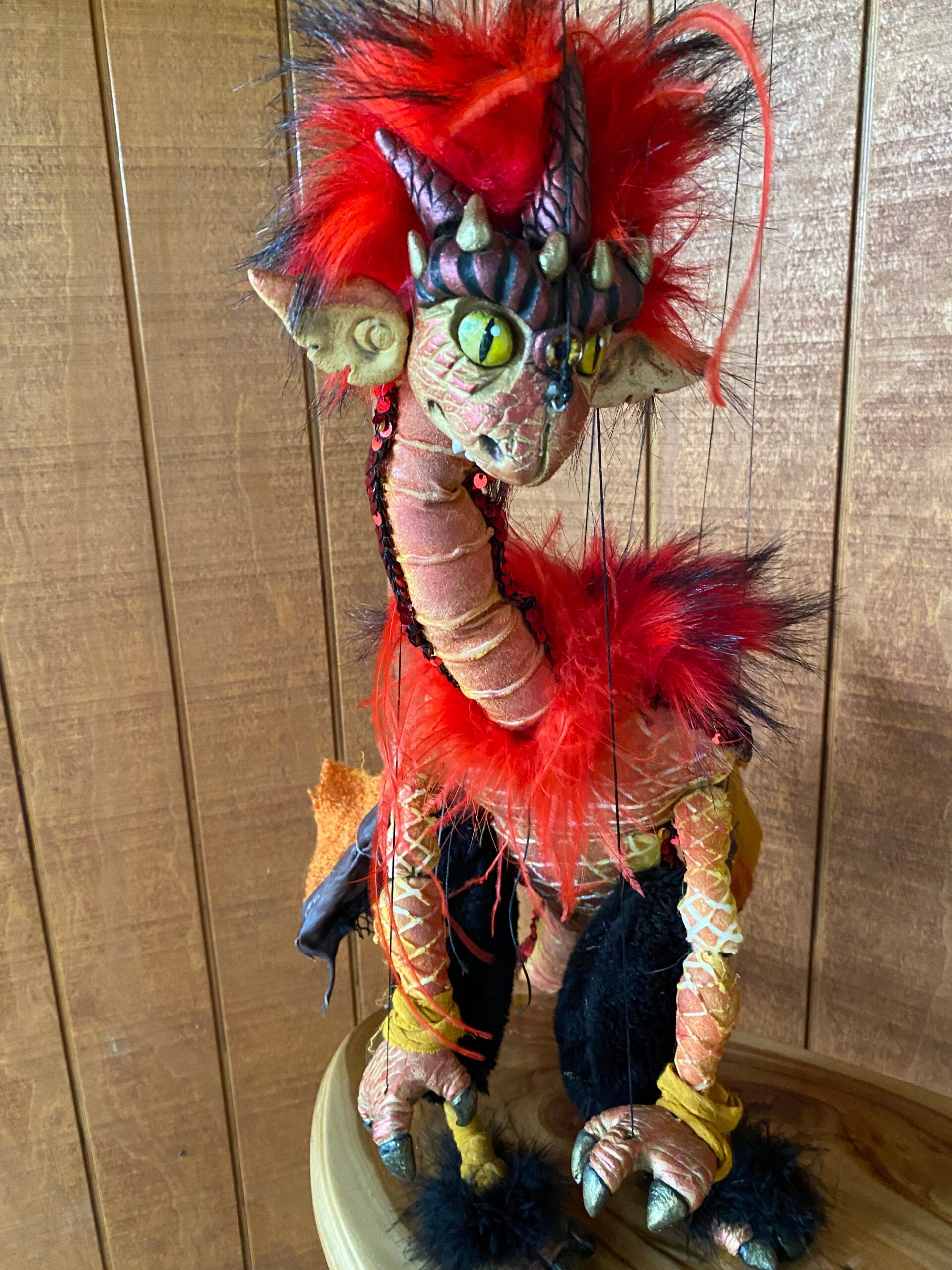 Zerafina, the Fire Dragon - Elemental Dragon Marionette