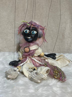 Carnation Noir - Nubian Princess Marionette