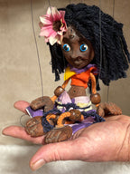 Islander Girl Marionette Puppet - Handcrafted Clay Classic