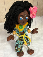 Islander Girl Marionette Puppet - Handcrafted Clay Classic