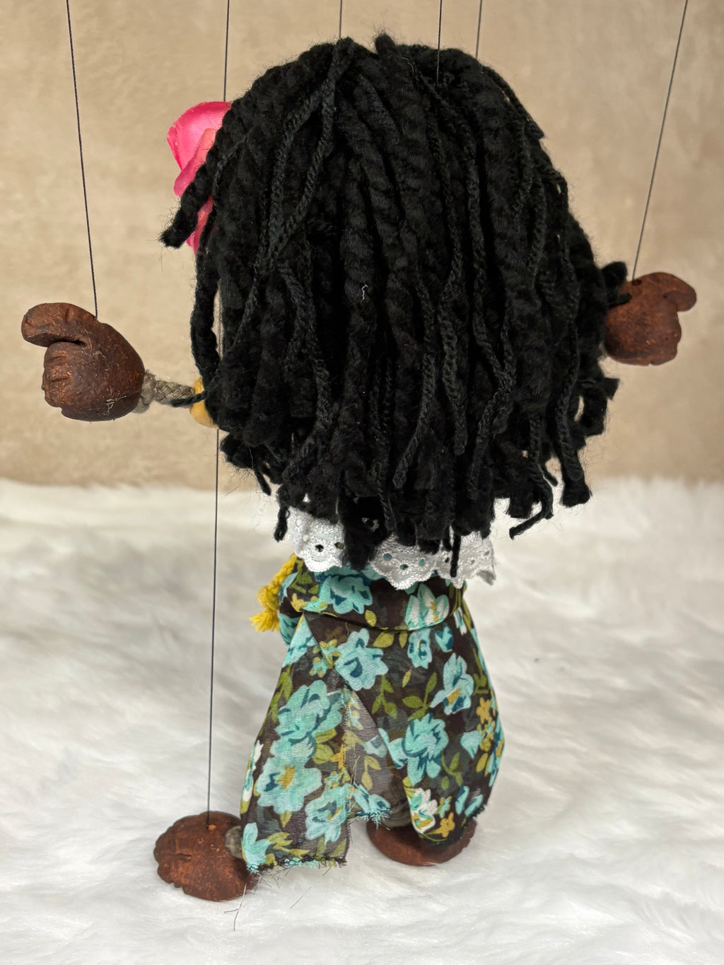 Islander Girl Marionette Puppet - Handcrafted Clay Classic