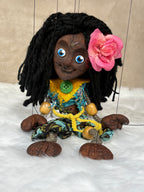 Islander Girl Marionette Puppet - Handcrafted Clay Classic