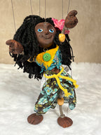 Islander Girl Marionette Puppet - Handcrafted Clay Classic