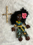 Islander Girl Marionette Puppet - Handcrafted Clay Classic
