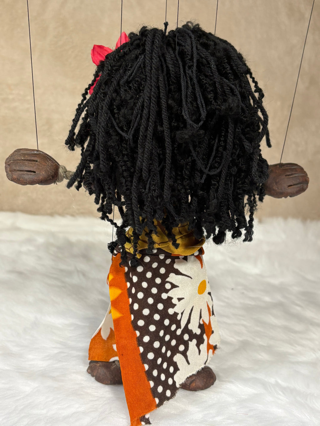 Islander Girl Marionette Puppet - Handcrafted Clay Classic