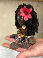 Islander Girl Marionette Puppet - Handcrafted Clay Classic