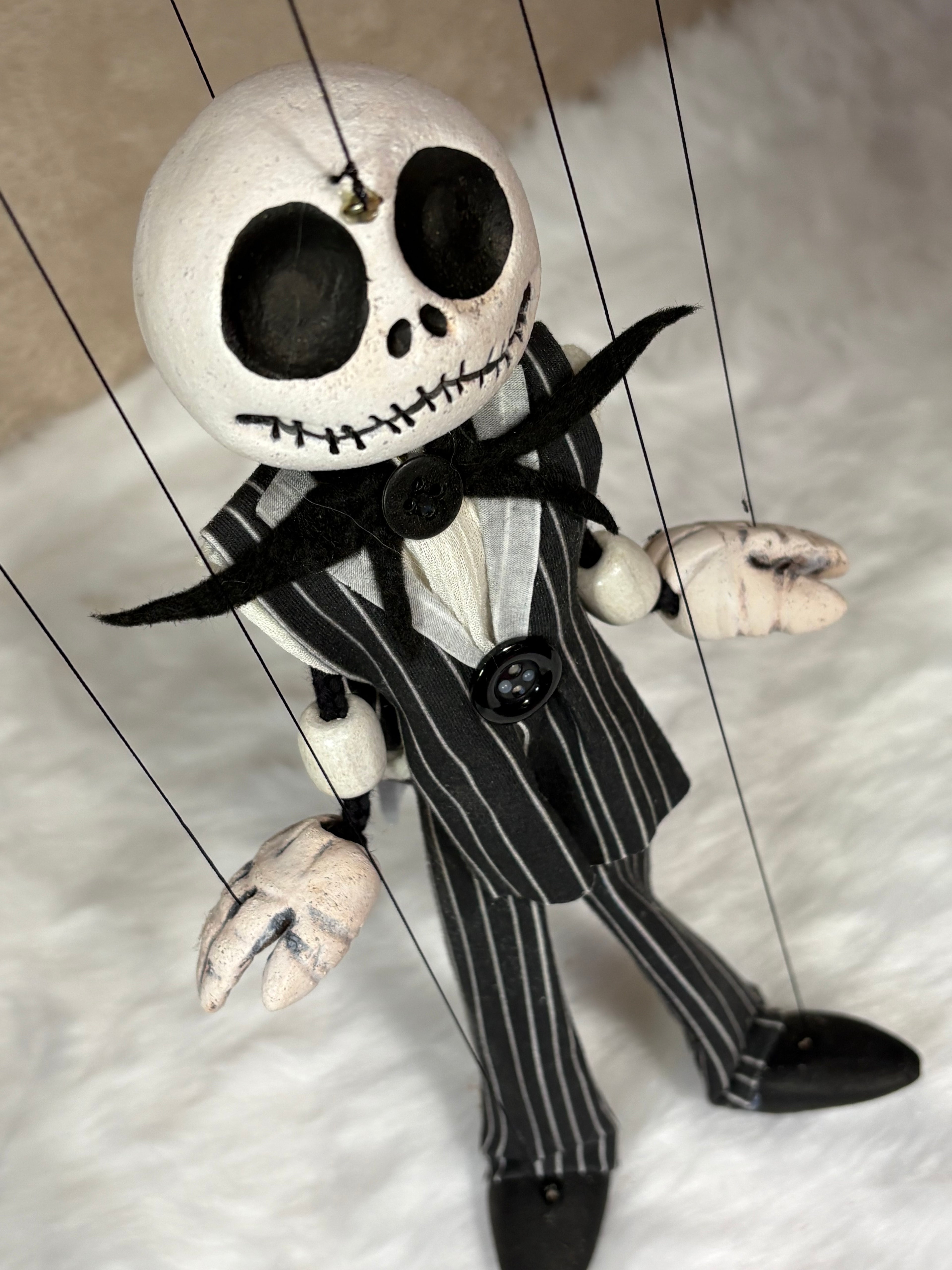 Jack Skellington Pumpkin King marionette - premium collectible puppet
