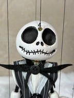 Jack Skellington puppet close-up - premium Tim Burton character marionette

