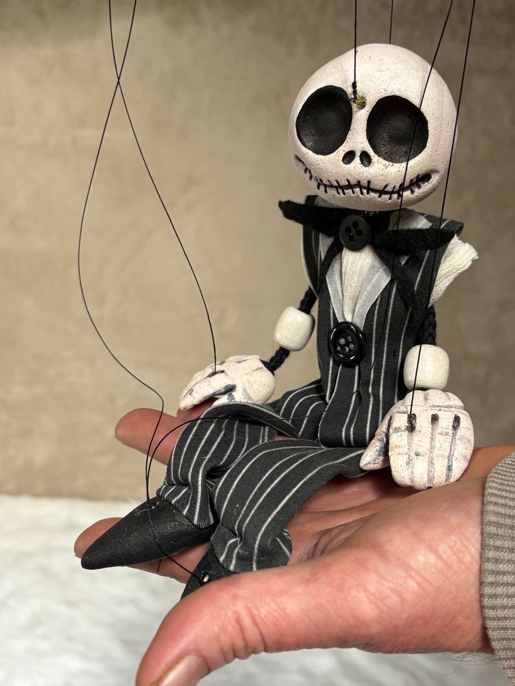 Nightmare Before Christmas marionette - Jack Skellington collectible
