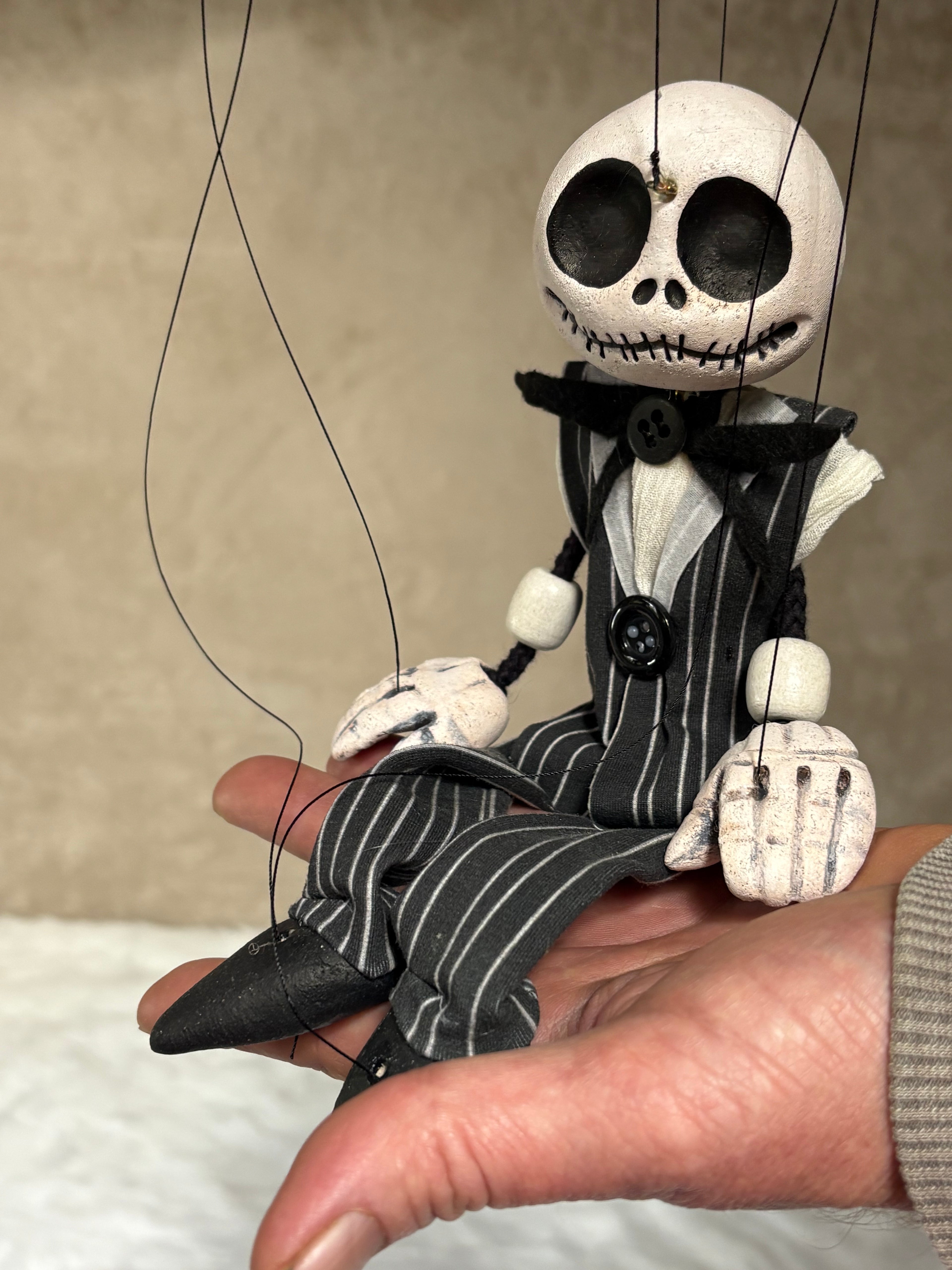 Nightmare Before Christmas marionette - Jack Skellington collectible
