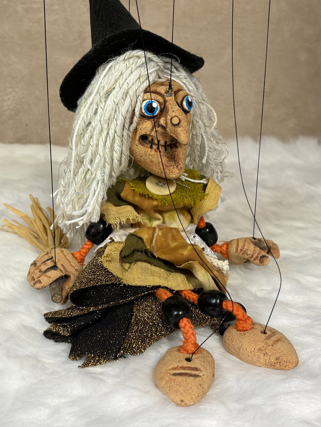 Tawna Ashcroft the Woodland Witch: Marionette Puppet