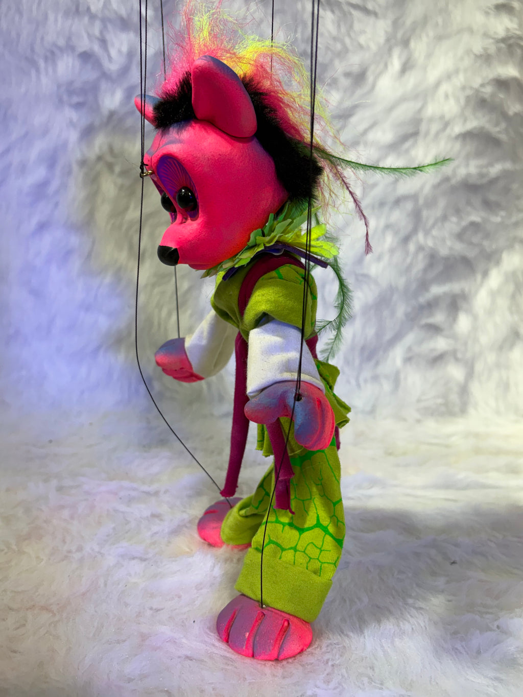 Dare Bear -UV Marionette Puppet