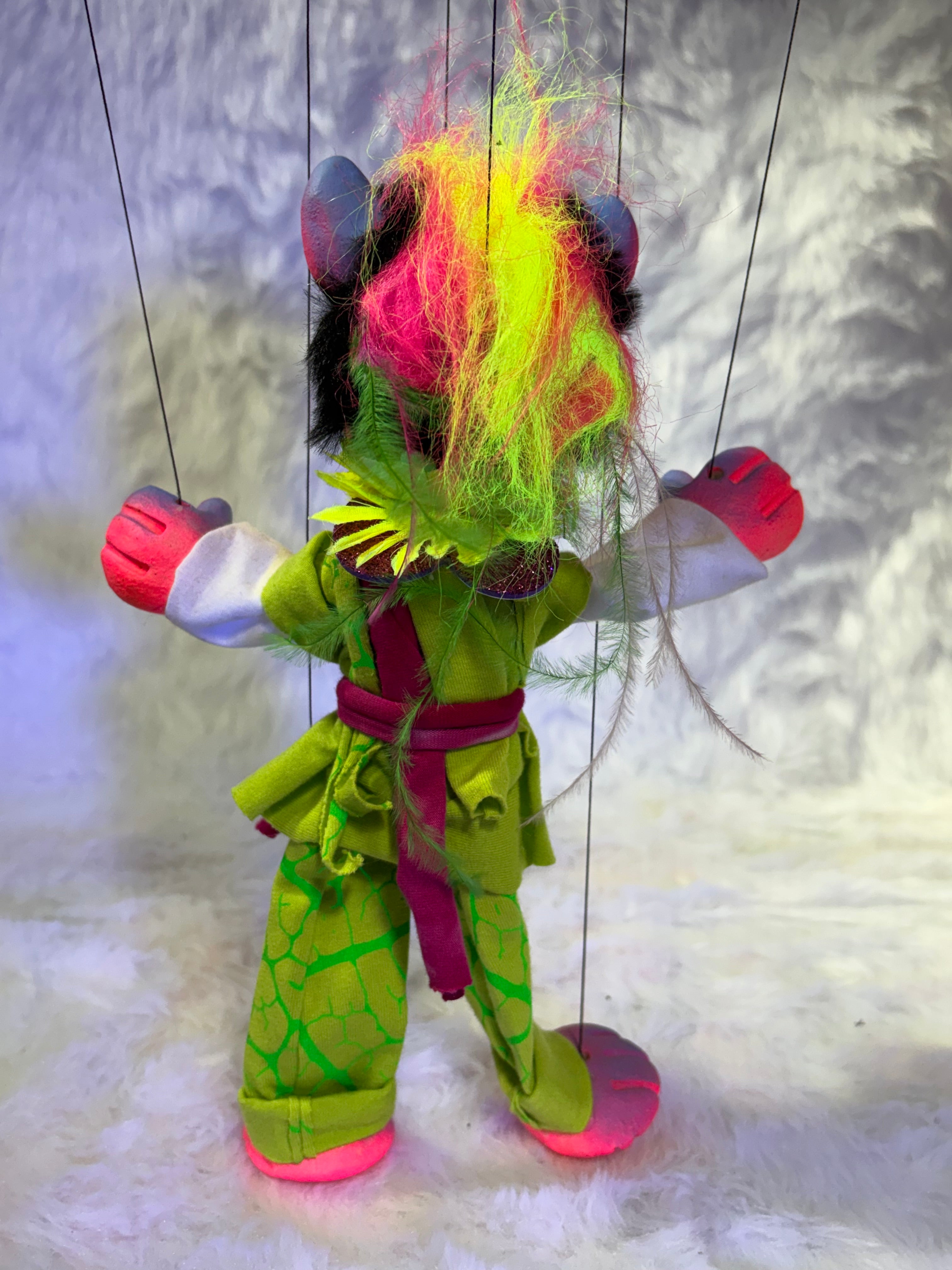 Dare Bear -UV Marionette Puppet