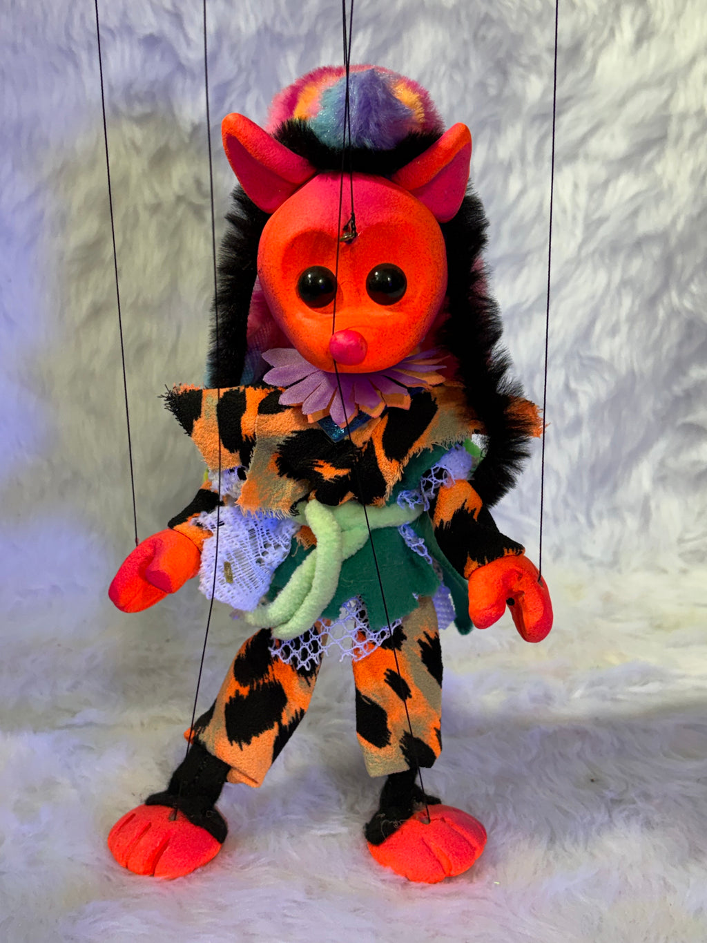 Pink Krush -UV Marionette Puppet