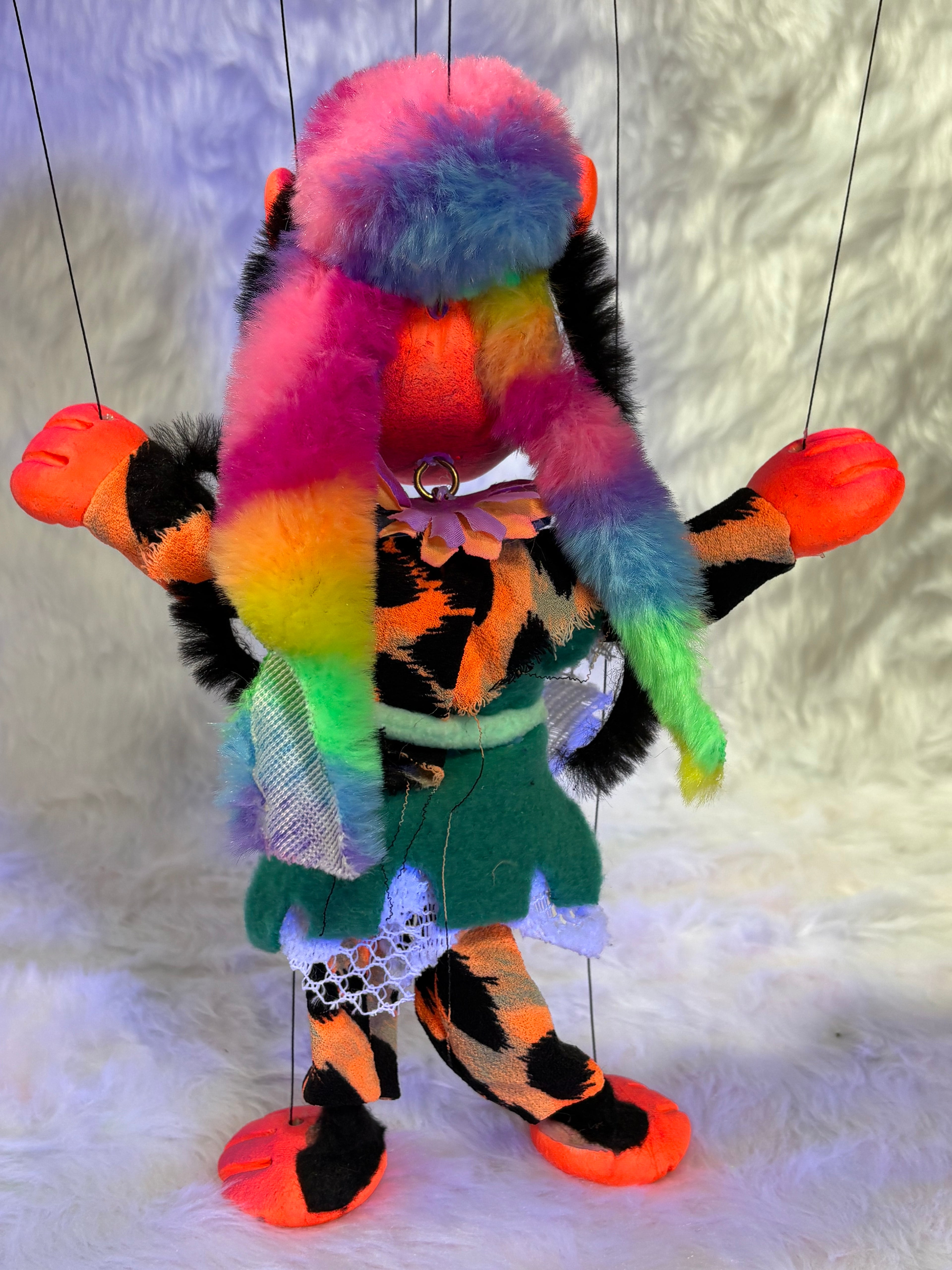 Pink Krush -UV Marionette Puppet