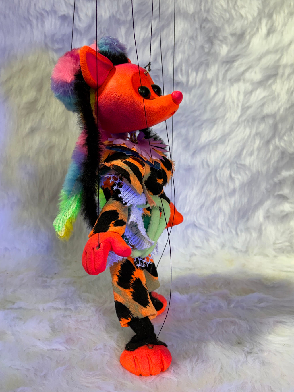 Pink Krush -UV Marionette Puppet