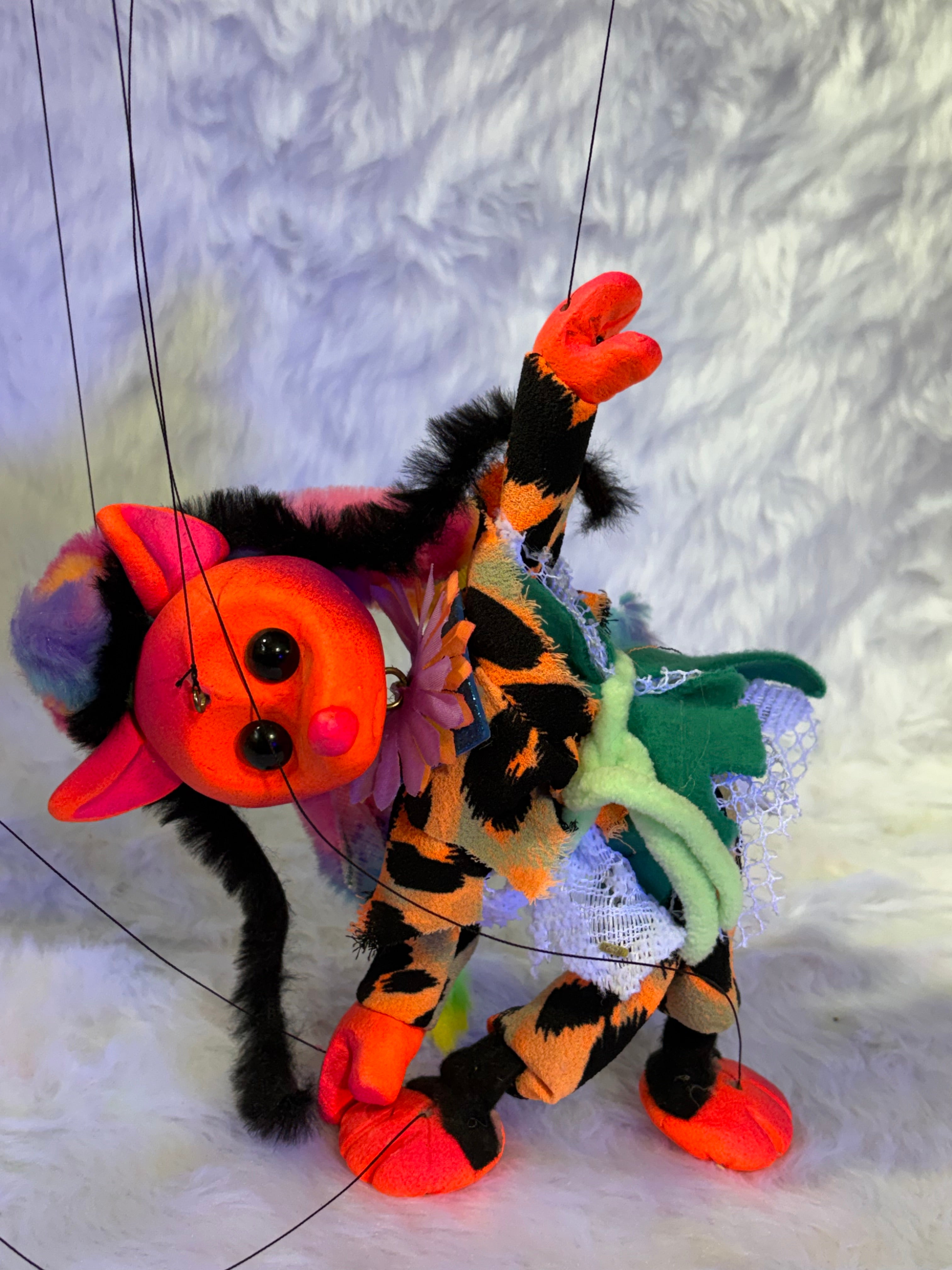 Pink Krush -UV Marionette Puppet
