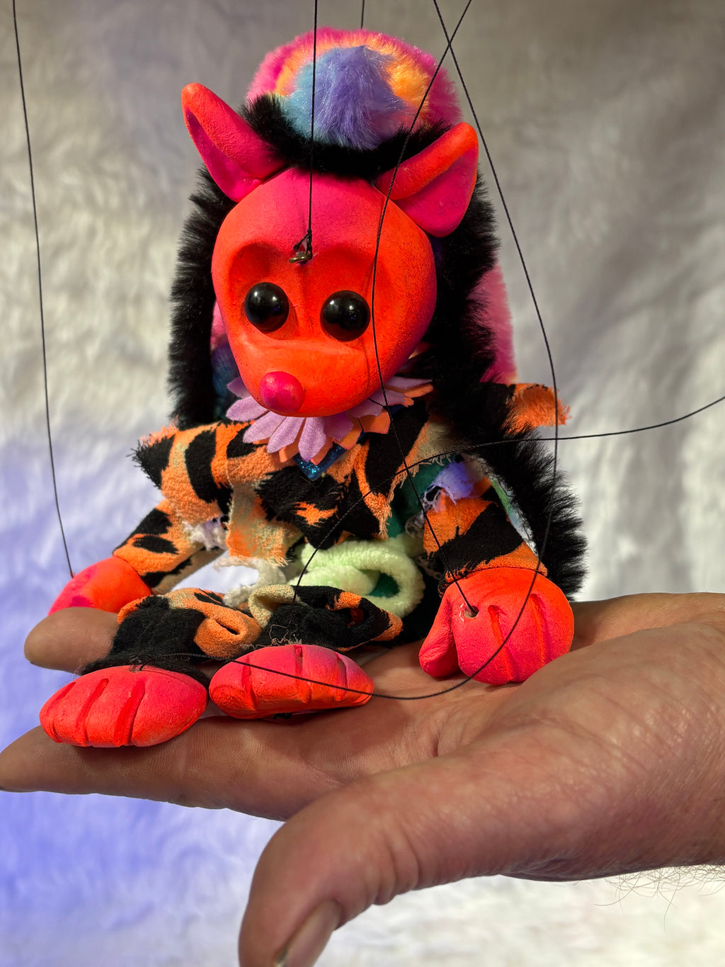 Pink Krush -UV Marionette Puppet