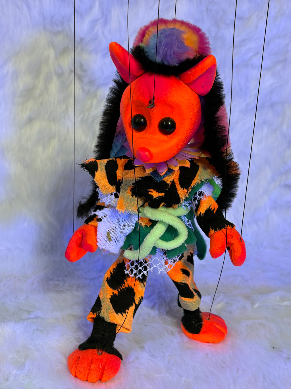 Pink Krush -UV Marionette Puppet