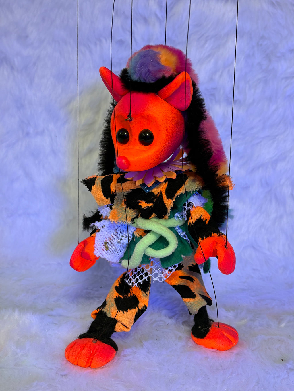Pink Krush -UV Marionette Puppet