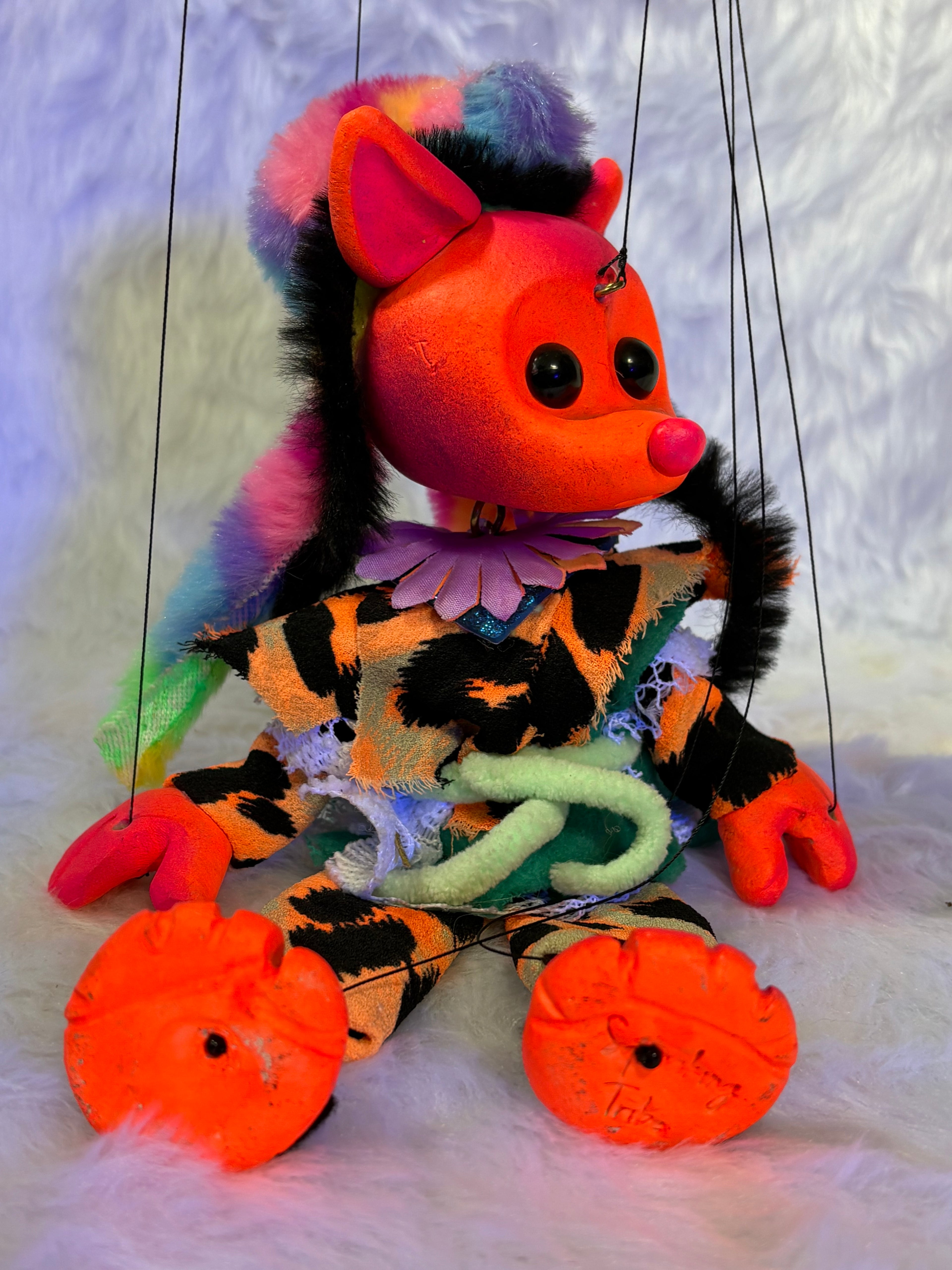 Pink Krush -UV Marionette Puppet