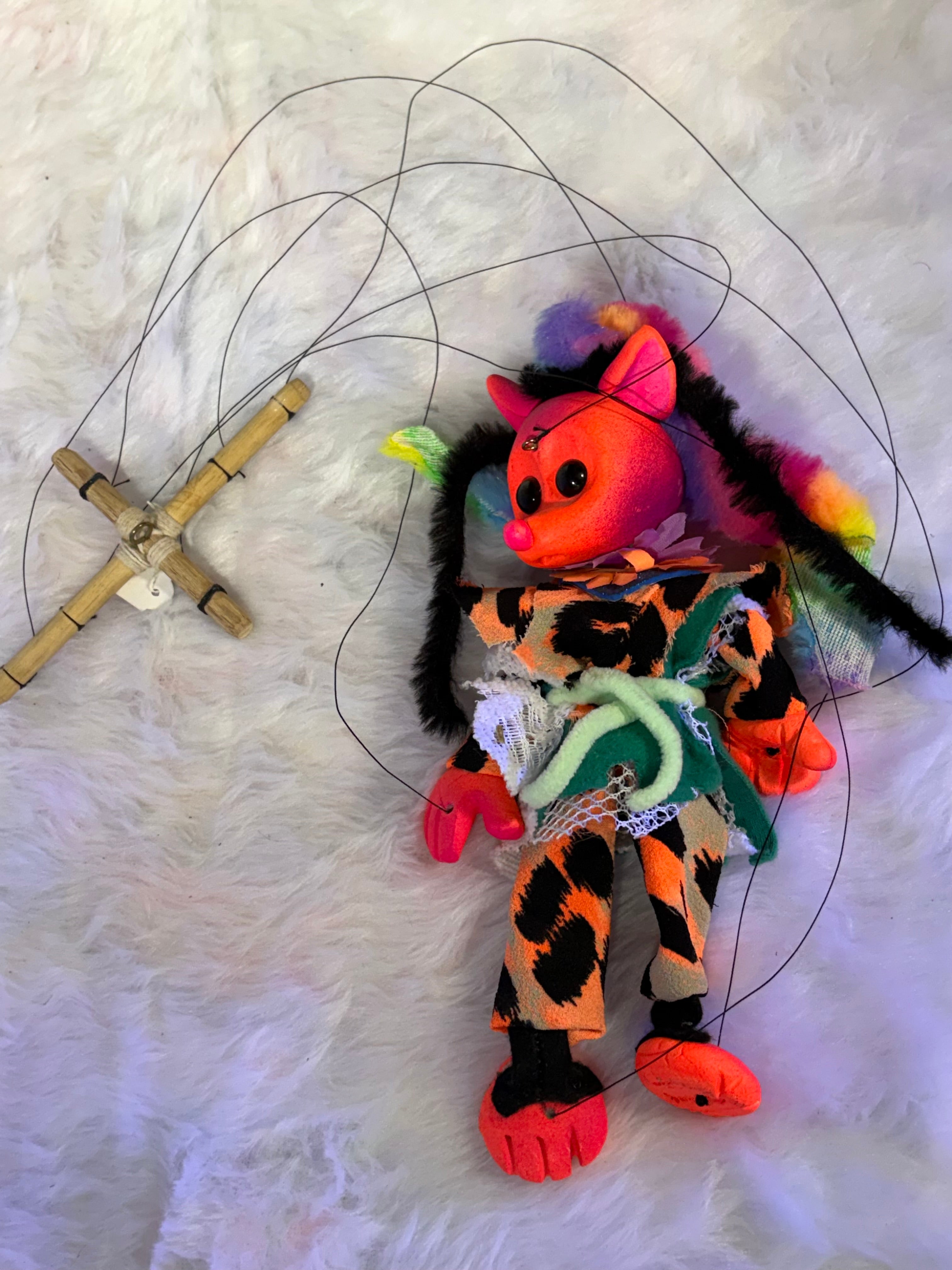 Pink Krush -UV Marionette Puppet