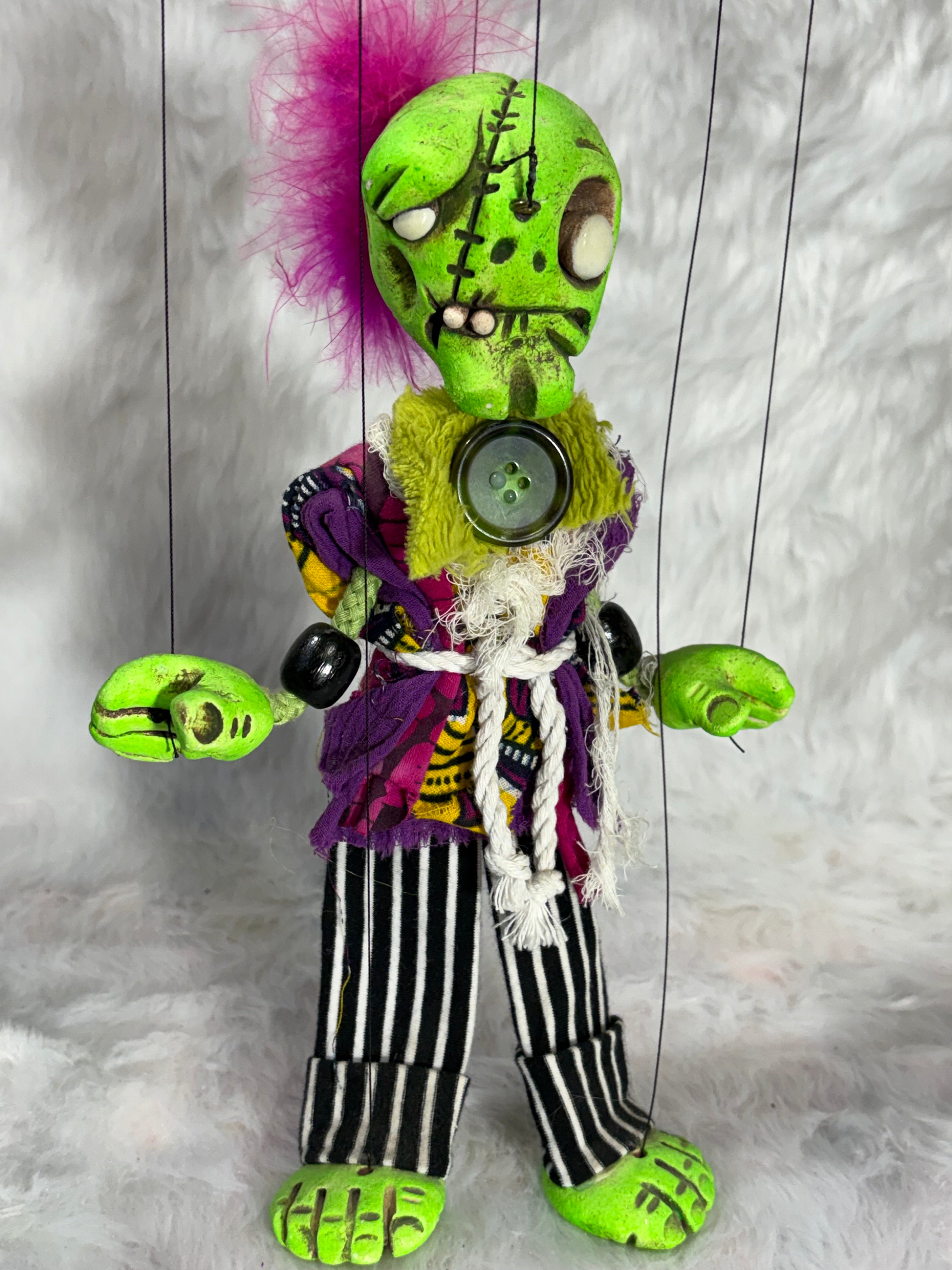 Jolt the Undead -UV Marionette Puppet