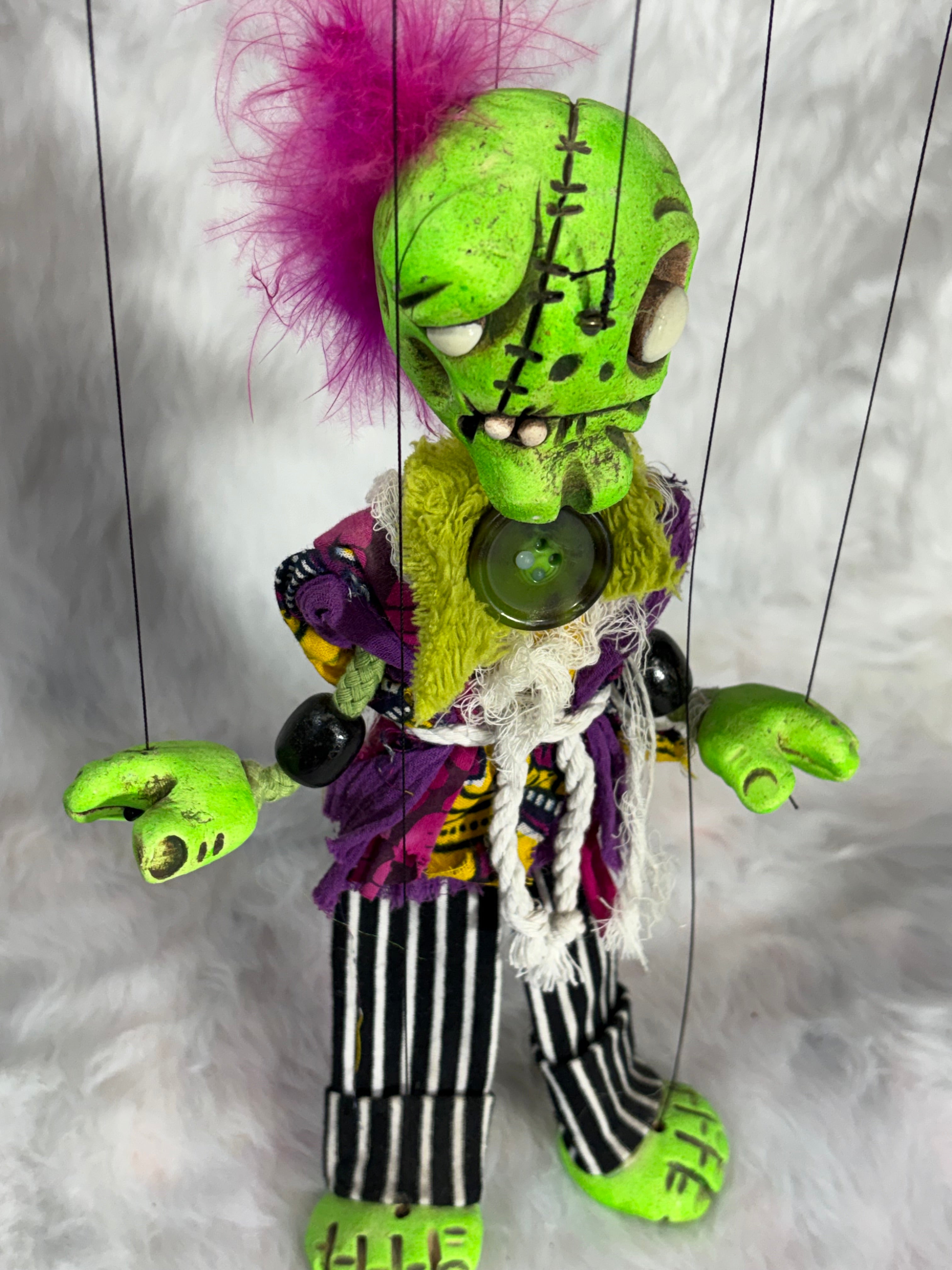 Jolt the Undead -UV Marionette Puppet