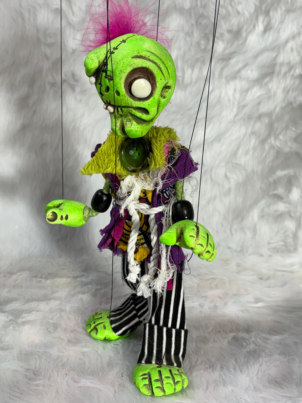Jolt the Undead -UV Marionette Puppet