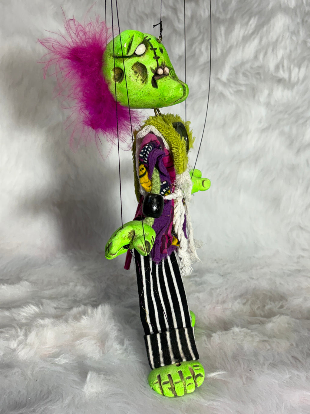 Jolt the Undead -UV Marionette Puppet