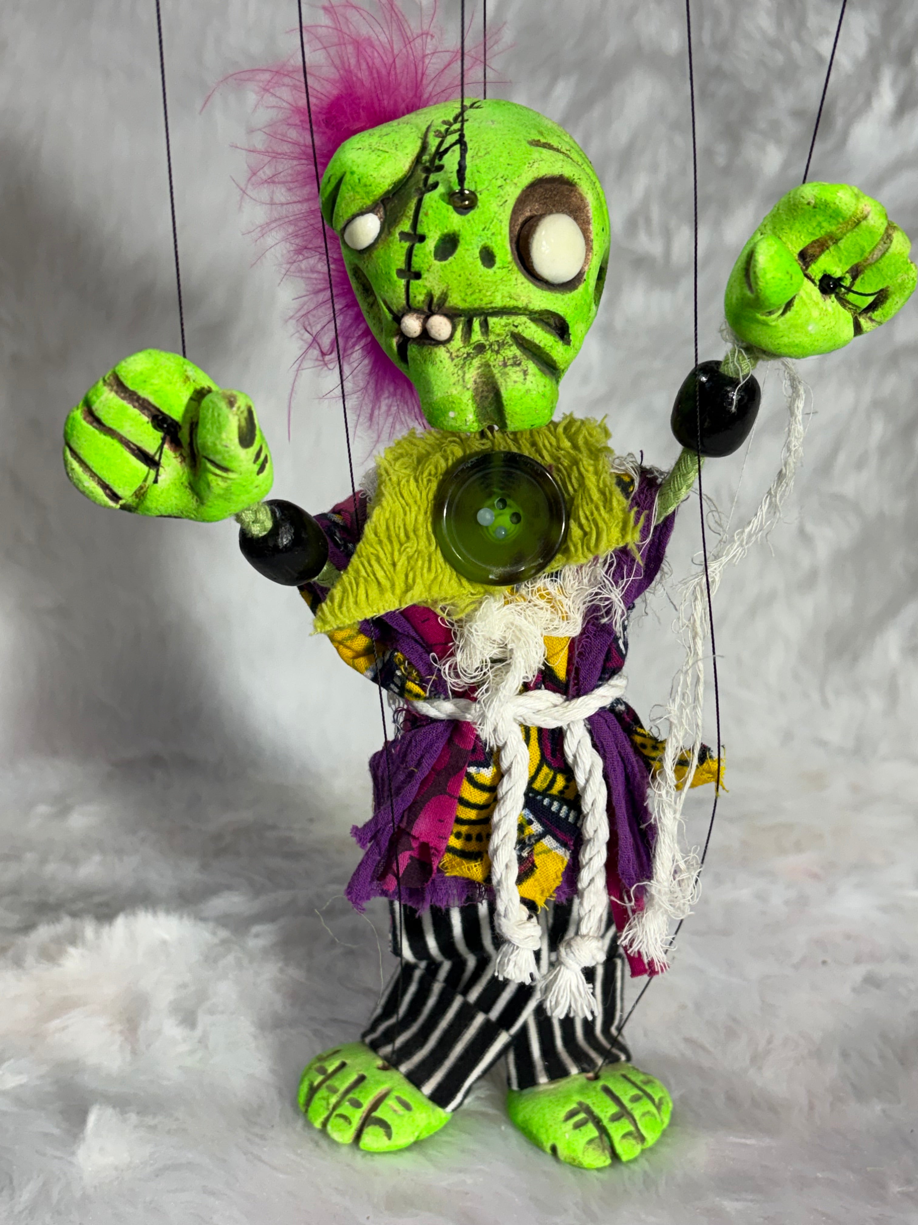Jolt the Undead -UV Marionette Puppet