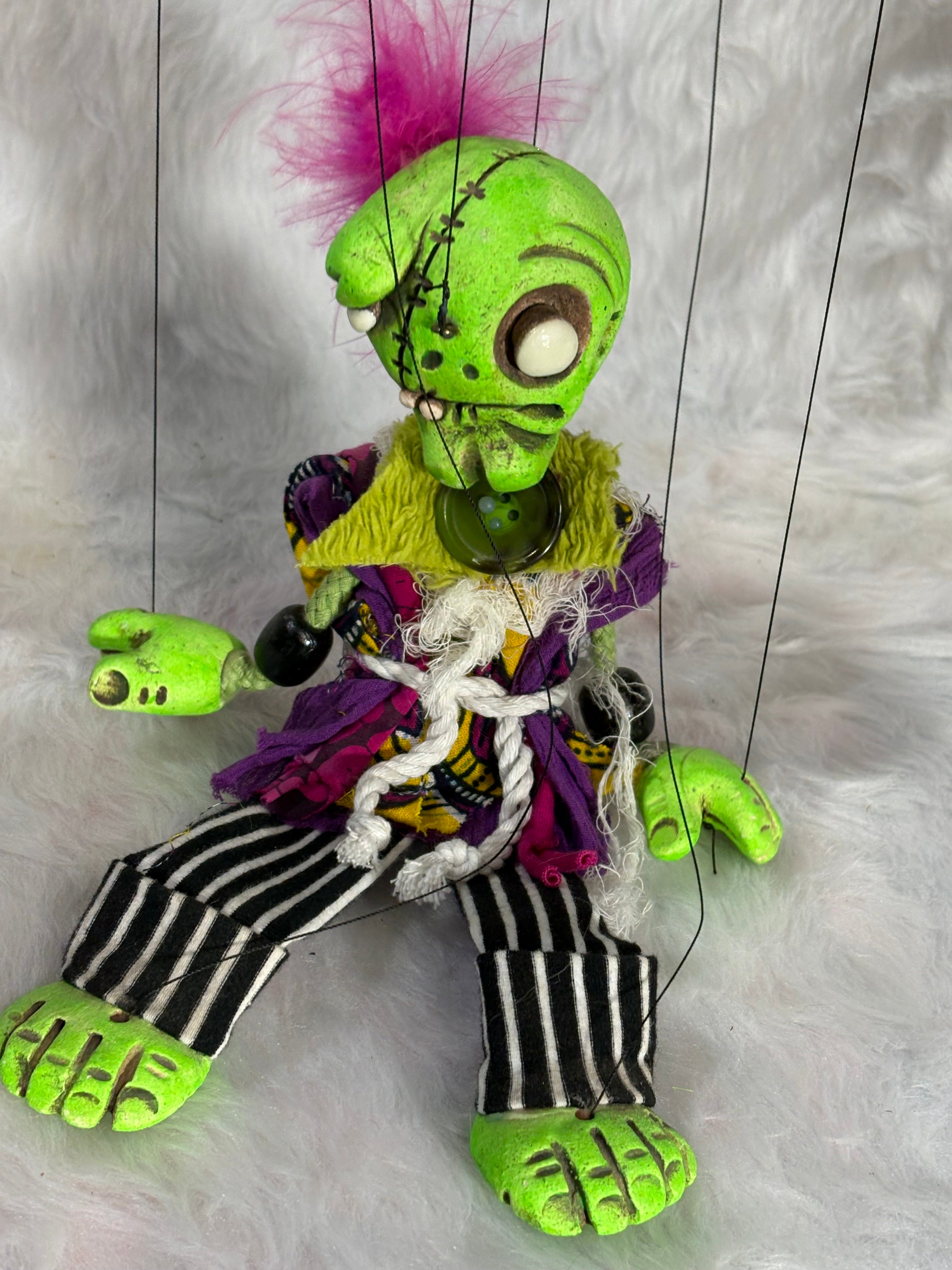 Jolt the Undead -UV Marionette Puppet