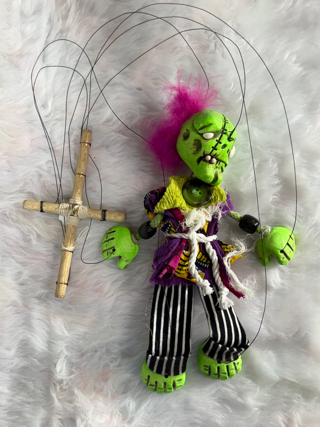 Jolt the Undead -UV Marionette Puppet