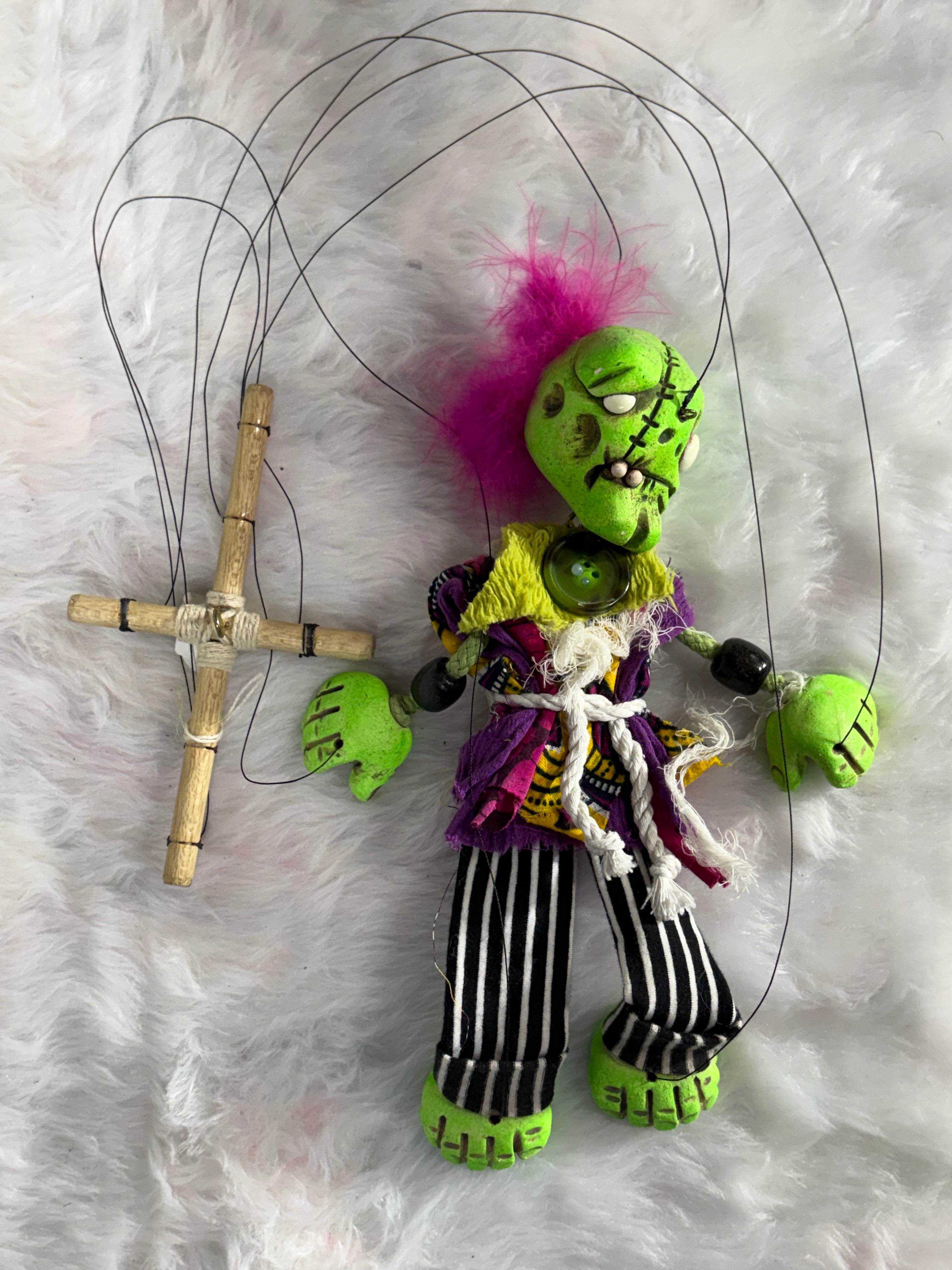 Jolt the Undead -UV Marionette Puppet