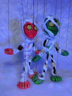 Surge the Mummy -UV Marionette Puppet