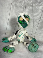 Tab the Mummy -UV Marionette Puppet