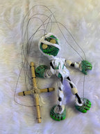 Tab the Mummy -UV Marionette Puppet