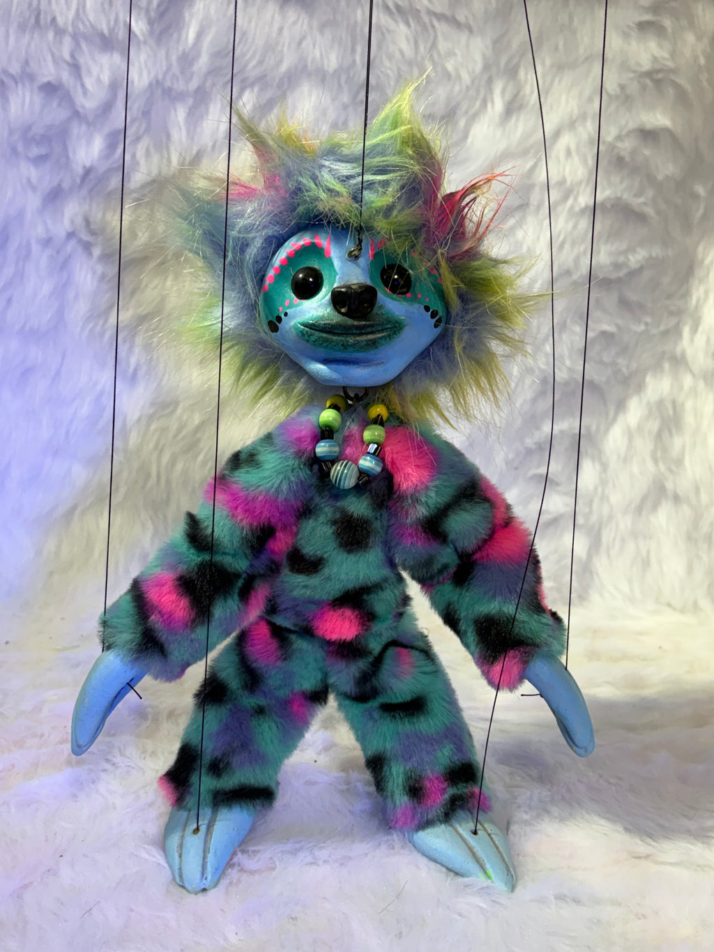 Schweppes the Sloth- Marionette Puppet