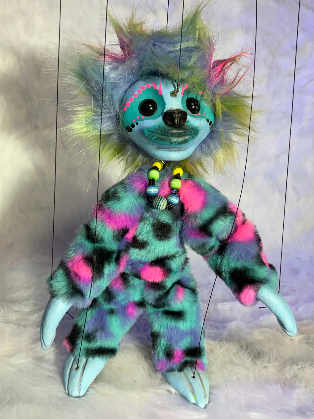 Schweppes the Sloth- Marionette Puppet