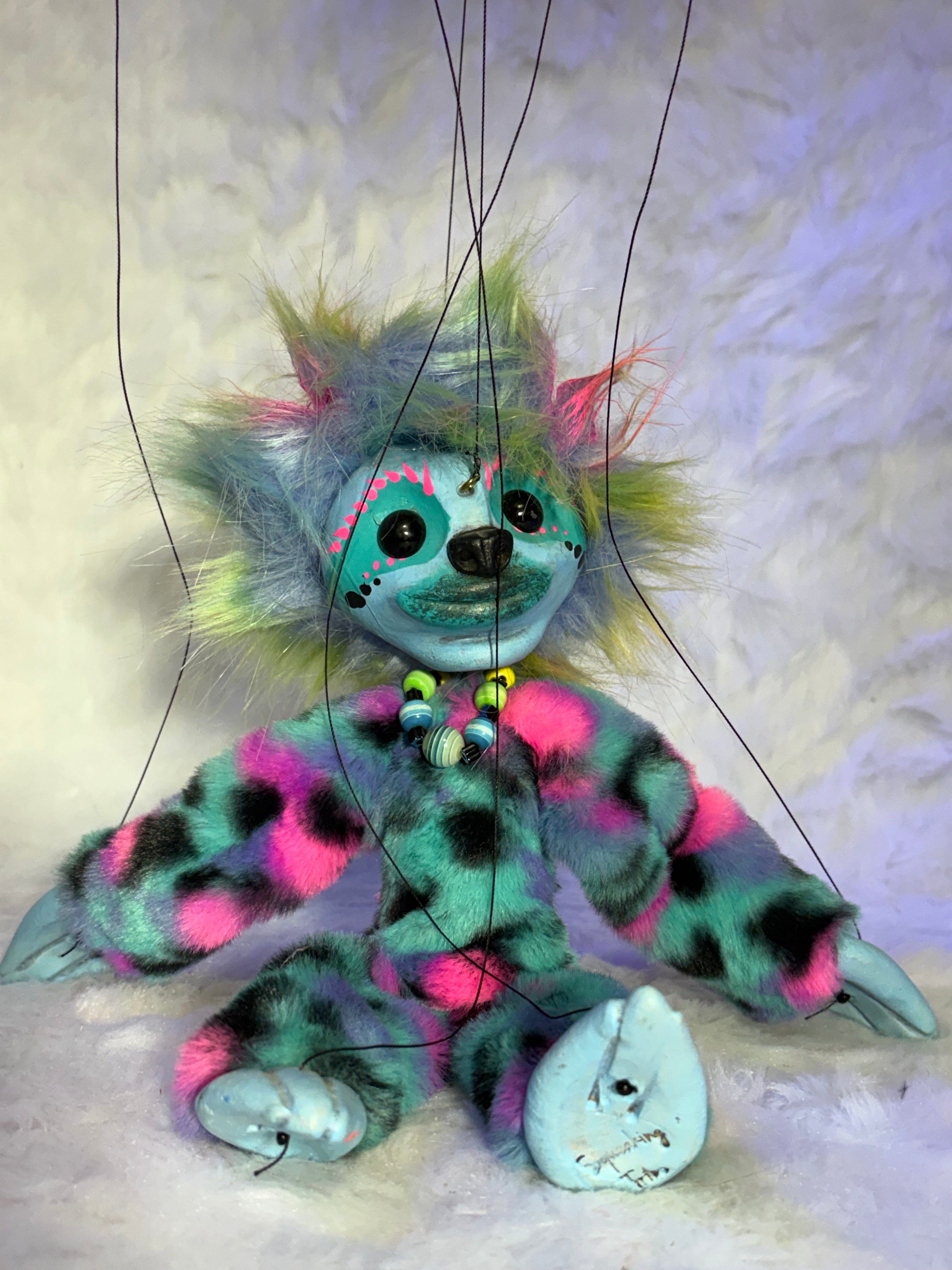 Schweppes the Sloth- Marionette Puppet