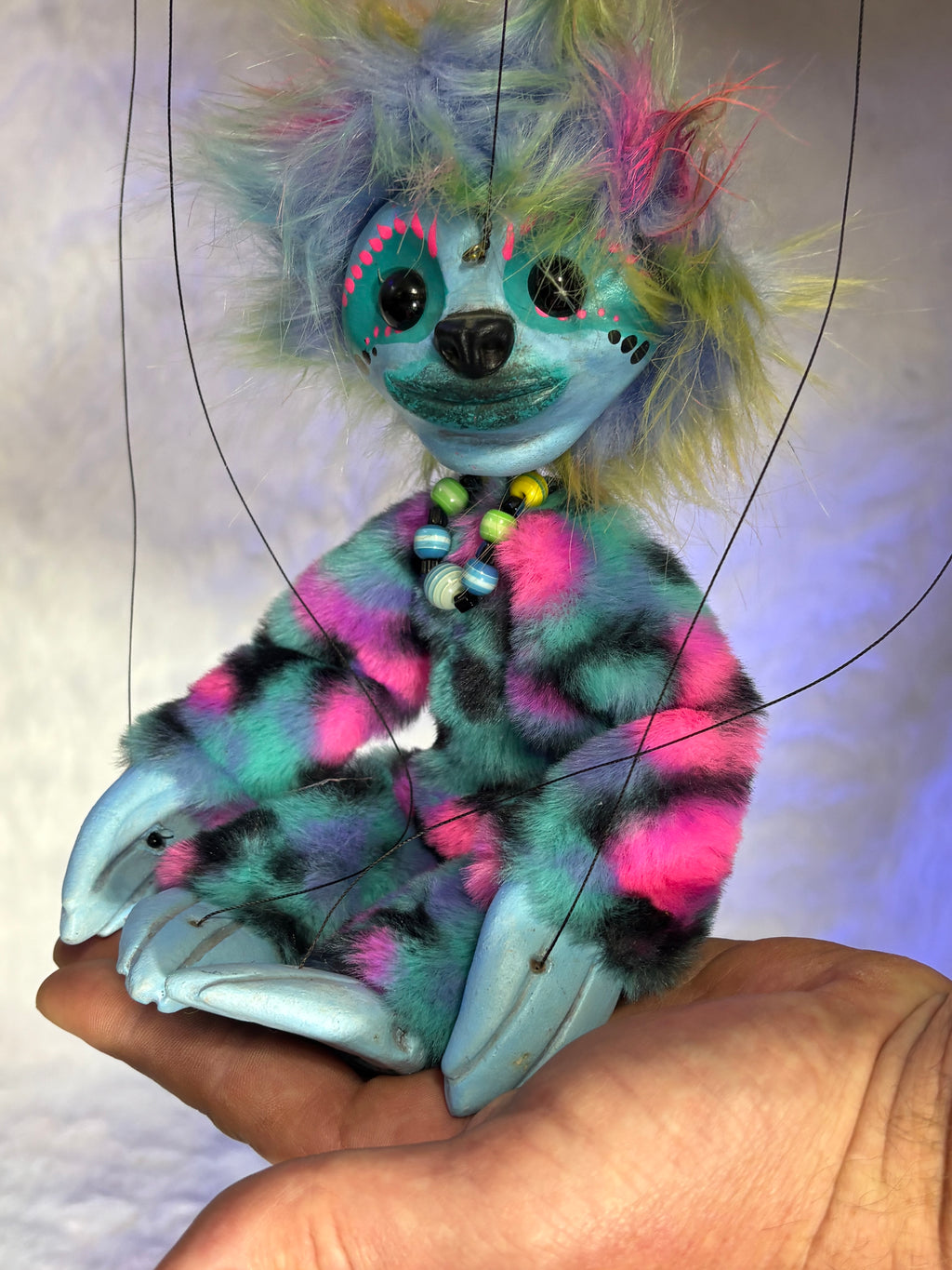 Schweppes the Sloth- Marionette Puppet
