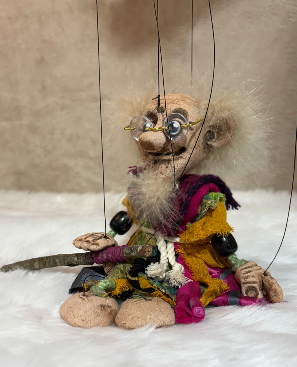 The Hermit: Classic Marionette Puppet