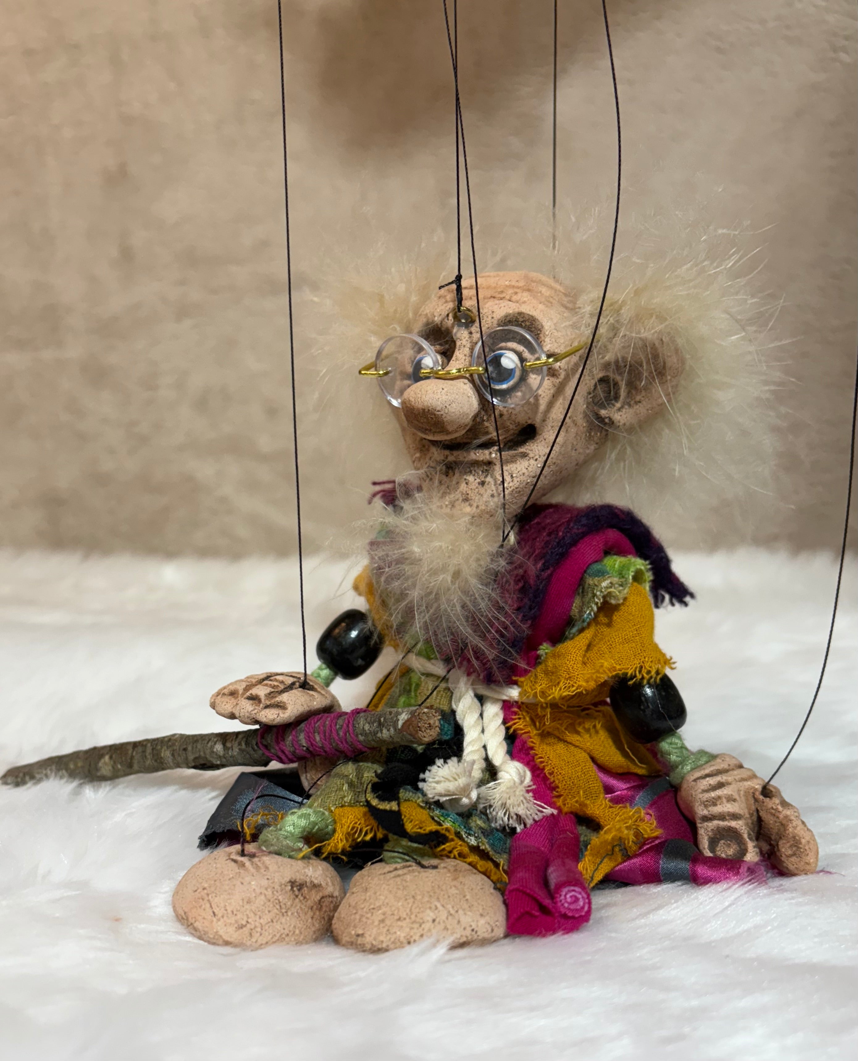 The Hermit: Classic Marionette Puppet