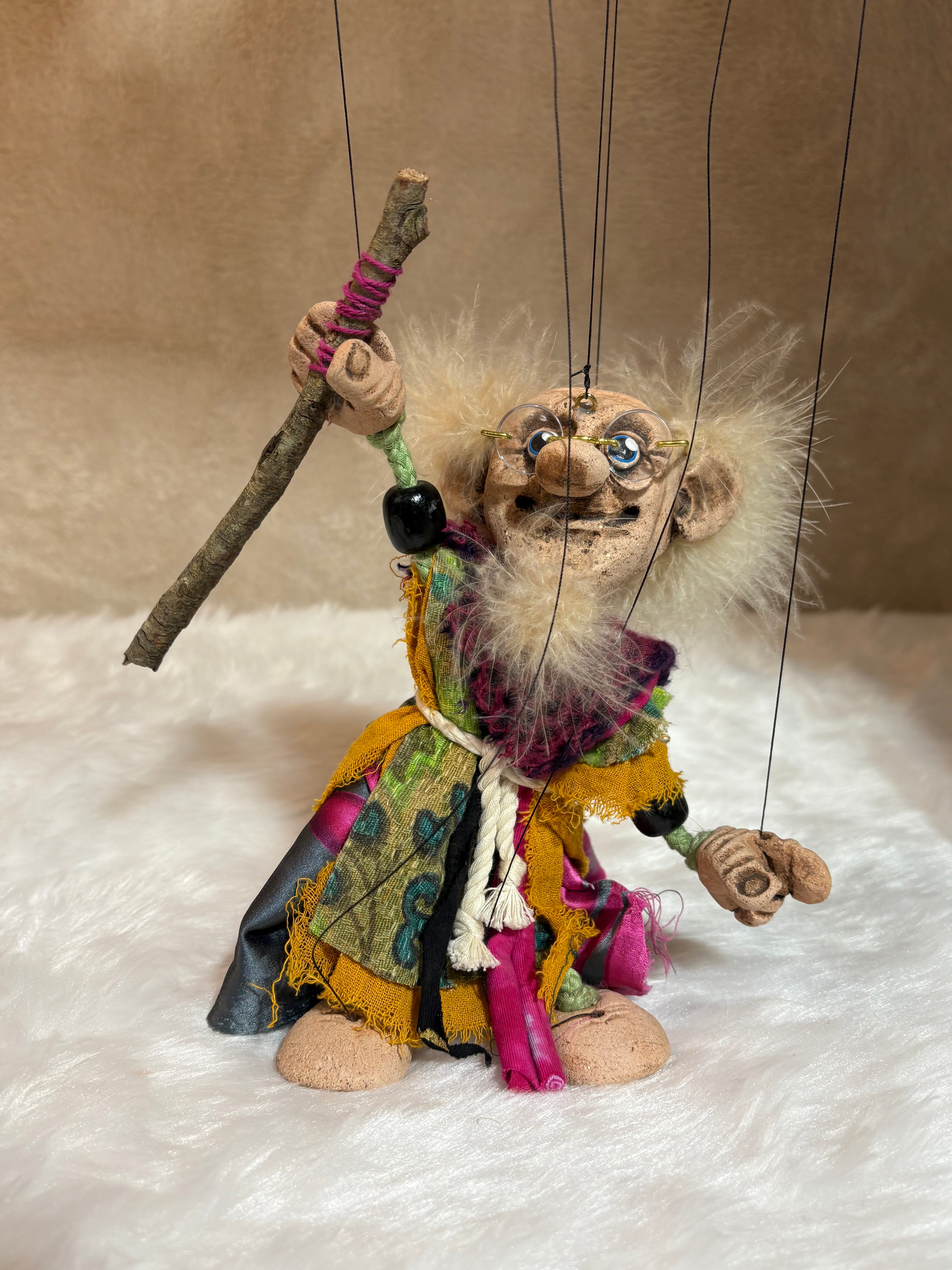 The Hermit: Classic Marionette Puppet