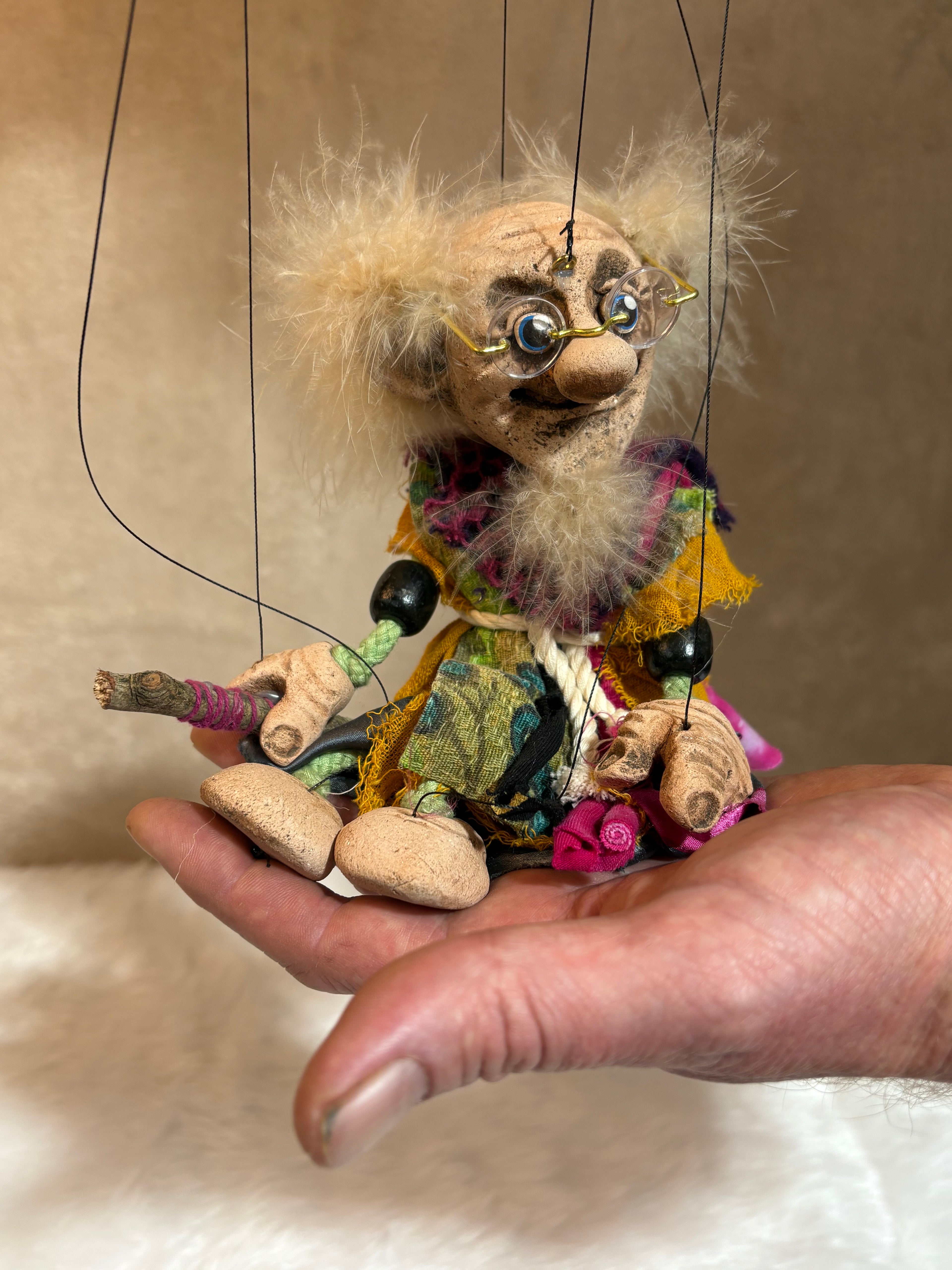 The Hermit: Classic Marionette Puppet